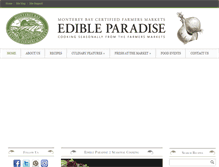 Tablet Screenshot of edibleparadise.com